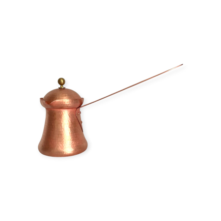 Ibric din cupru masiv, forjat manual, special pentru cafea turcească [0]