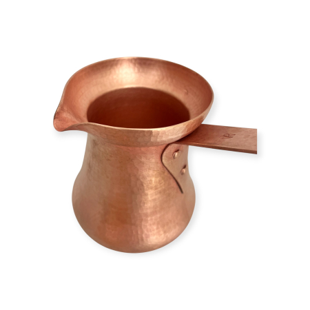 Ibric din cupru masiv, forjat manual, special pentru cafea turcească [5]