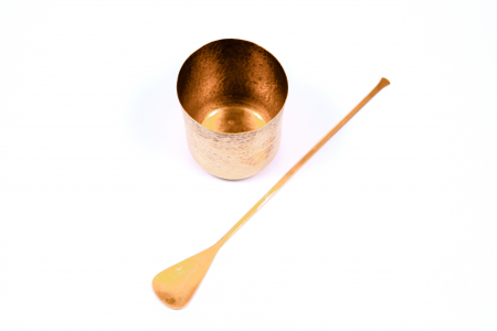 Lingura pentru Cafea din Cupru, 28 cm [2]