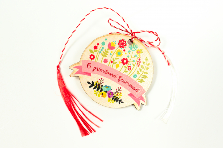 Martisor din lemn, pictat [3]
