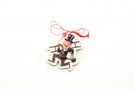 Cadouri de Sarbatori - Martisor din lemn, pictat