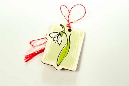 Martisor din lemn, pictat [3]