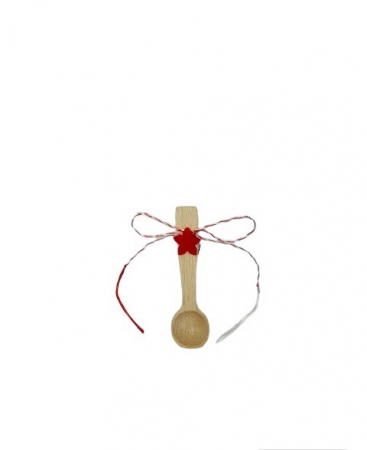 Martisor Lingura din Lemn, Brosa [1]