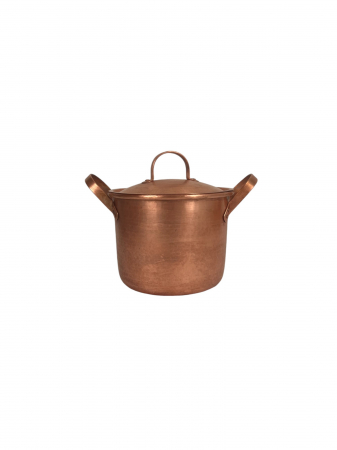Produse din Cupru - Oală din Cupru cu Capac – Eleganță și Performanță în Bucătărie