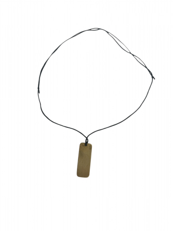 Fashion si Bijuterii - Pandant Dreptunghiular din Alama – Eleganță Handmade cu Accente Minimaliste