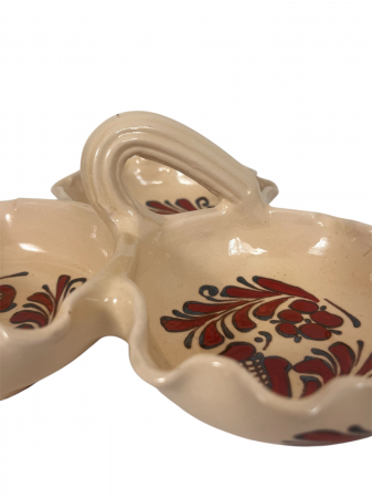 Platou din ceramică, cu Trei Compartimente [2]