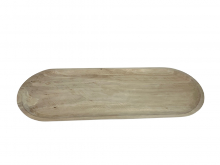 Proiecte speciale - Platou Oval din Lemn 75 cm