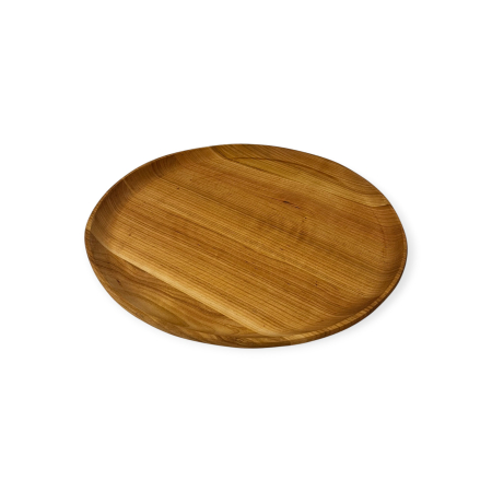 Platou rotund din lemn de fag – ideal pentru servire tradițională [0]