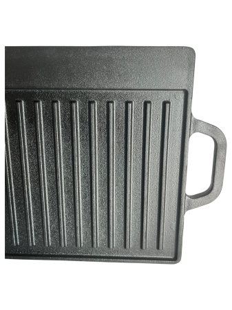 Plită grill din fontă cu două fețe – Gătit tradițional, arome autentice [2]