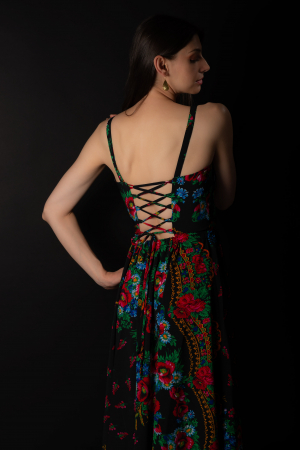 Rochie Lunga cu Banuti [4]