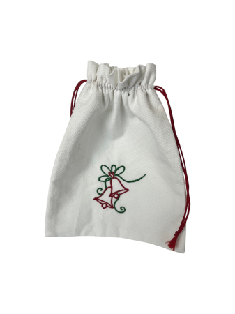 Cadouri de Sarbatori - Săculeț textil țesut manual cu broderie