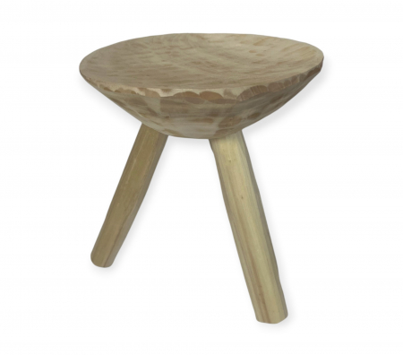 Scaune si Mese din Lemn - Scaun Rotund din Lemn, 22 cm
