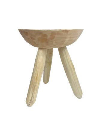 Scaune si Mese din Lemn - Scaun Rotund din Lemn, 22 cm