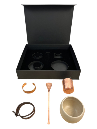 Set cadou „Dar din Meșteșug” – Cupru & Ceramică | Cadou tradițional românesc pentru ea și el [6]