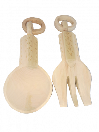 PRODUSE DIN LEMN - Set decorativ din lemn 45 cm