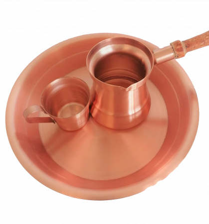 Set din cupru servire cafea [1]
