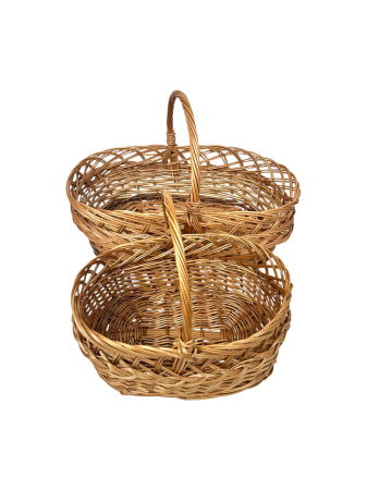 Set doua Cos Oval din Rachita [2]