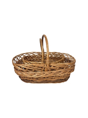 Produse din Rachita, Papura, Paie - Set doua Cos Oval din Rachita