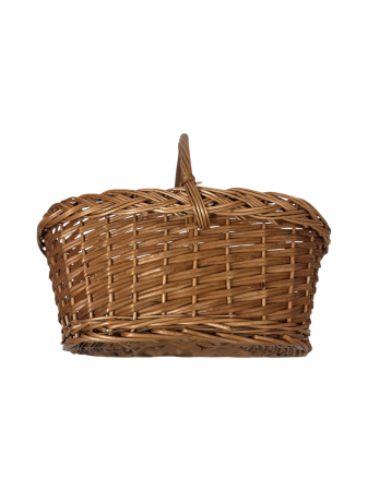 Set Doua Cosuri Oval cu decor, din Rachita [2]