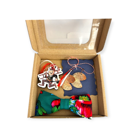 Set Mărțișor Handmade – Brățară din Cupru și Mărțișor din Lemn Natural [1]