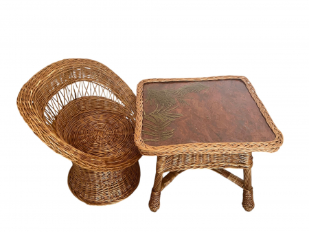 Set mobilier din răchită pentru terasă – unicat, lucrat manual [2]