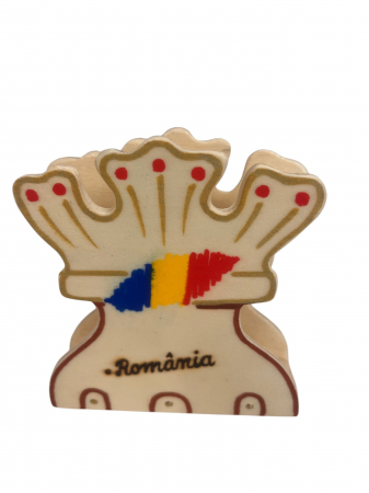 Suport pentru șervețele din lemn, pictat și pirogravat manual [1]
