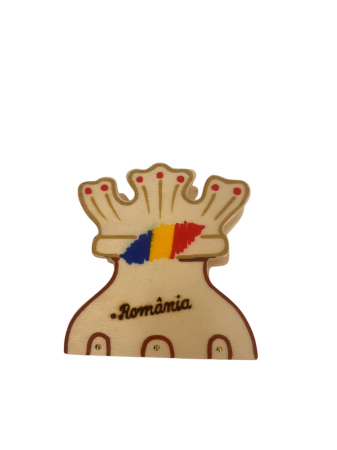 Suport pentru șervețele din lemn, pictat și pirogravat manual [2]