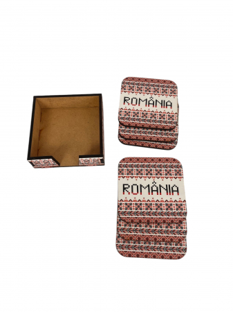 Suporturi din Lemn pentru Pahare- 6 Bucati [3]