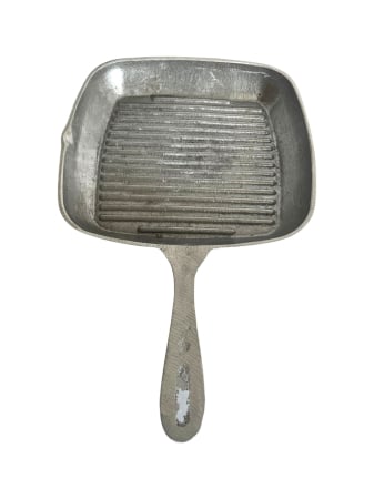 Ceaune si Tavi din Cupru - Tigaie Grill din Aluminiu, 24 cm