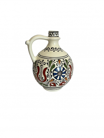 PRODUSE DIN STICLA SI CERAMICA - Ulcior din Ceramica de Corund-Pictat Manual
