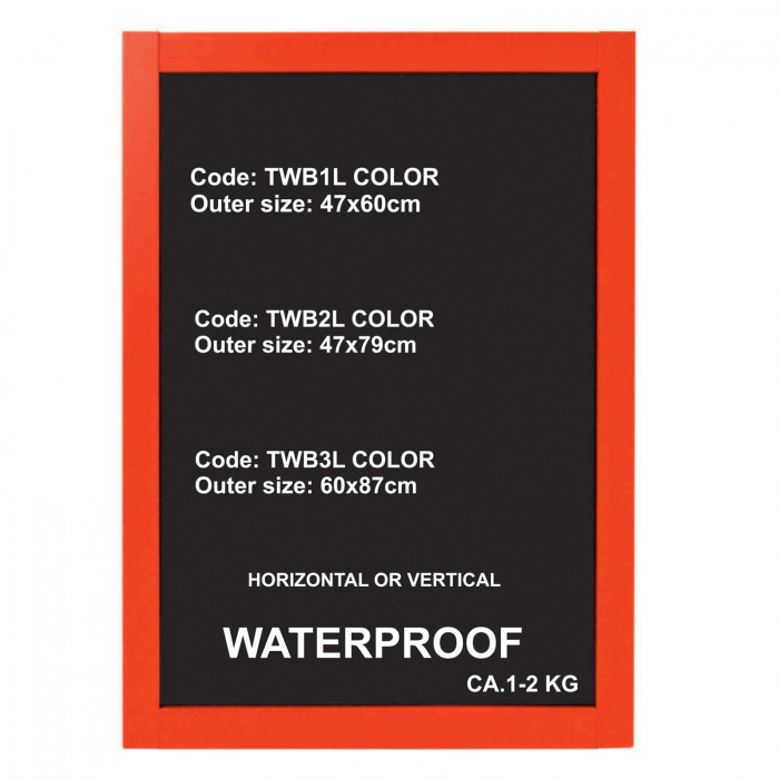 Red hanging chalkboard [1]