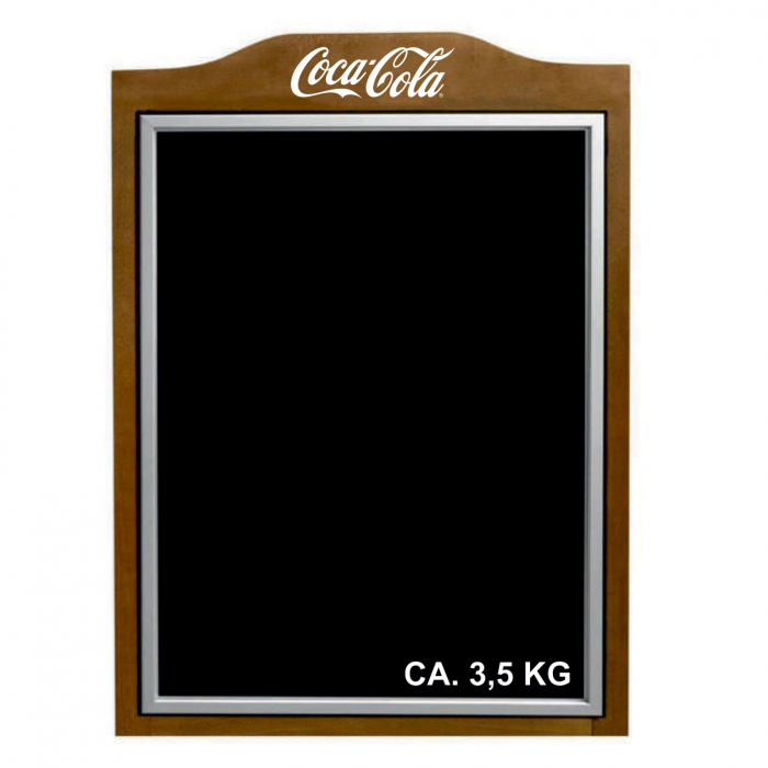 Hanging chalkboard with A1 poster support and logo [1]