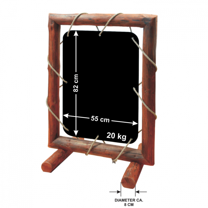 Double-sided board with wooden legs [1]