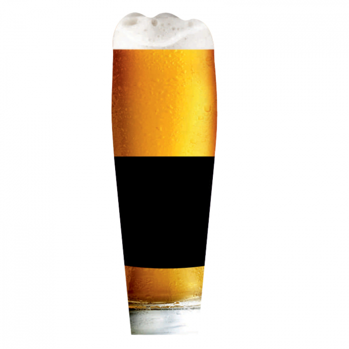 "Beer" shaped Hanging chalkboard 60x19,5cm [1]