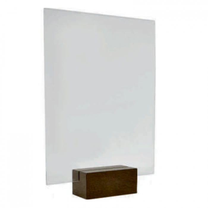 Double-sided tabletop with acrylic pocket [1]