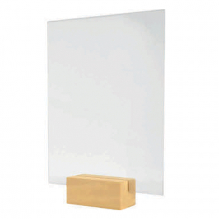 Double-sided tabletop with acrylic pocket [2]