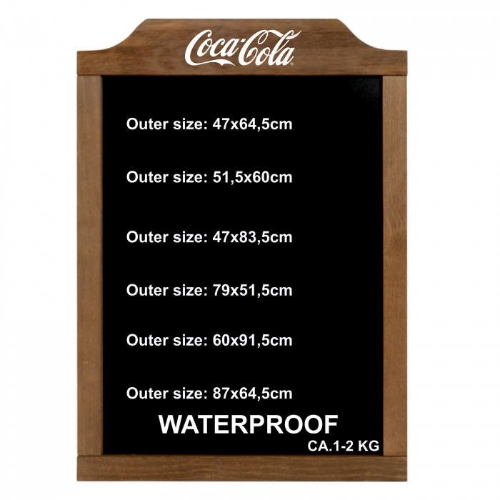 Hanging chalkboard with logo [2]