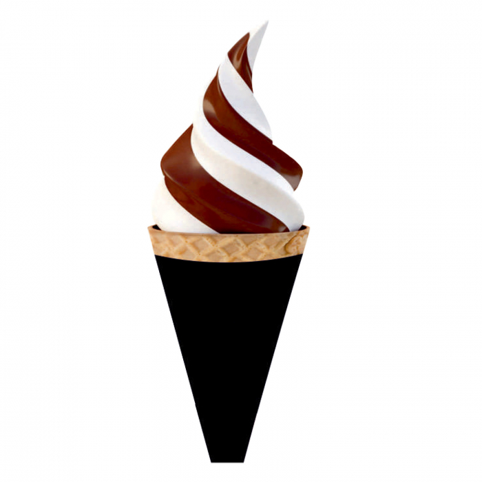 "Ice cream" shaped Hanging chalkboard 60x22cm [1]