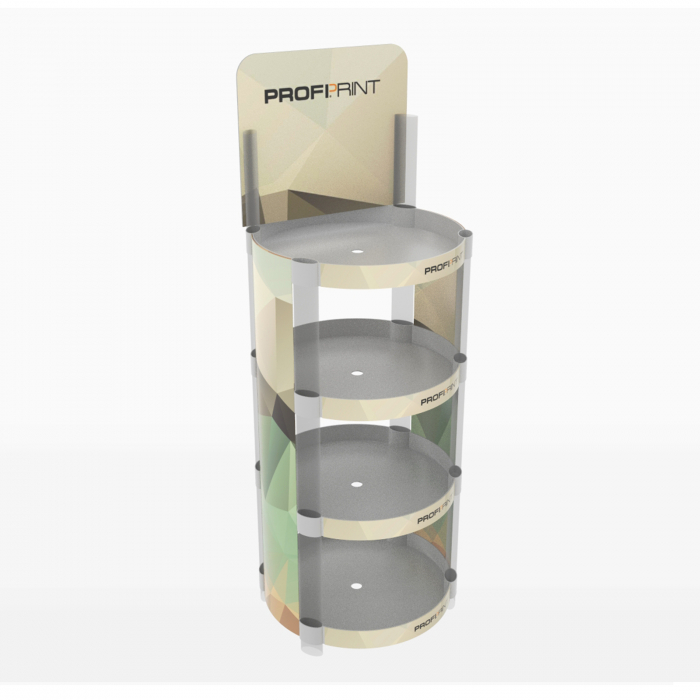 Oval plastic display [4]