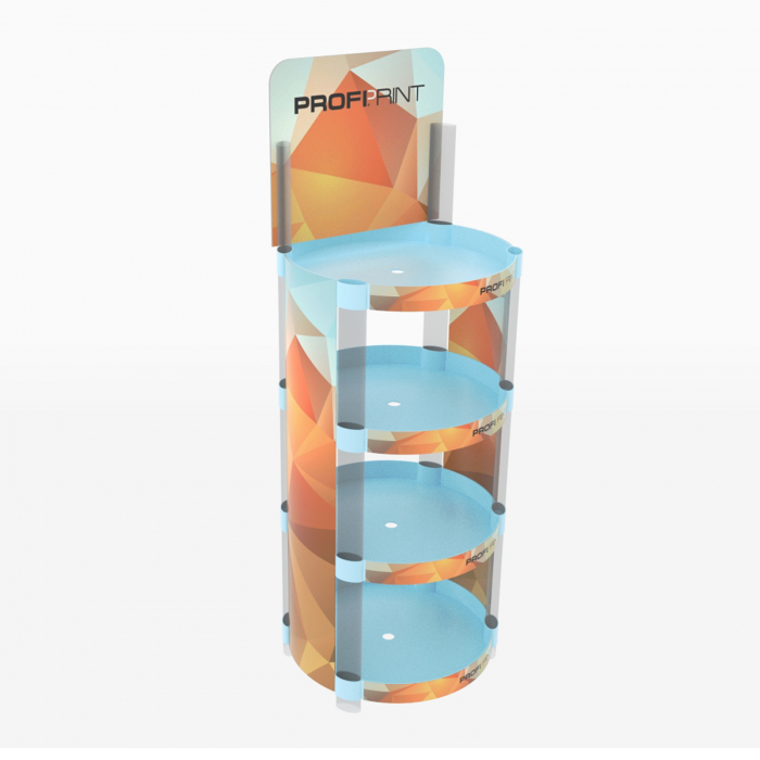 Oval plastic display [2]