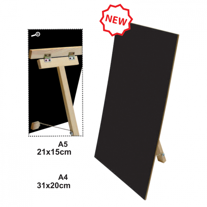 Easel shaped tabletop board [3]