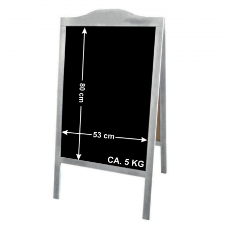 People Stopper Lemn - White chain stopper 118x61cm with logo