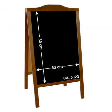 People Stopper Lemn - Chain stopper 118x61cm with logo