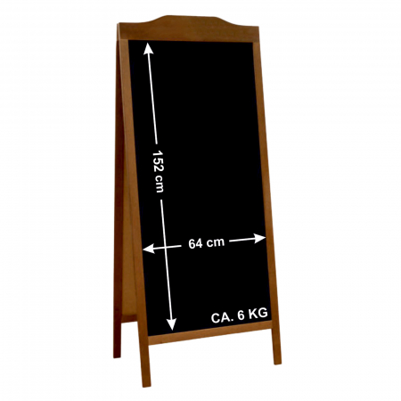 People Stopper Lemn - Chain stopper 160x72cm with logo