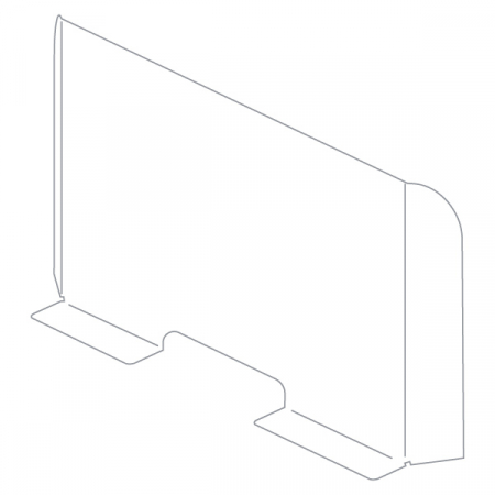 Ecran de protectie a angajatilor  H 60 x L 80 CM [1]