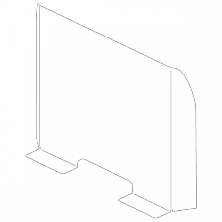 Ecran de protectie a angajatilor  H 68 x L 68 CM [1]