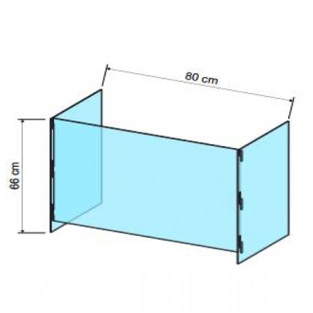 Ecran protector detasabil - Ecran protector detasabil L 75 x D 29 x H 66