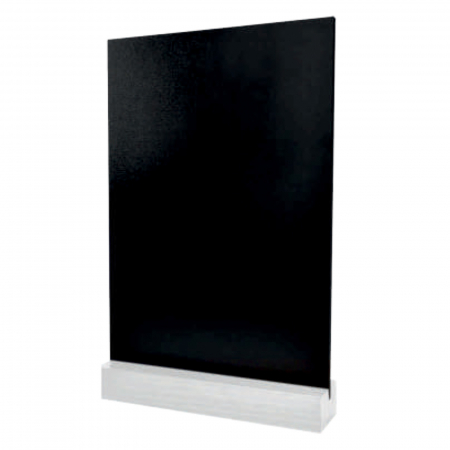 Display dubla fata blackboard - Base white double-sided tabletop A4