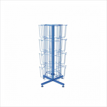 Rafturi metal - Hexagonal Rotating Stand with pockets