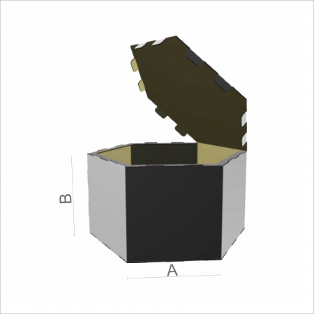 Standing Display Hexagon [1]